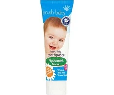 Brush-Baby -Baby Teething Dantų pasta pasta do zębów vaikams 0-2l Applemint 50ml