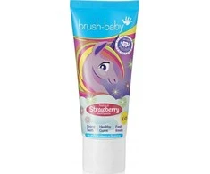 Brush-Baby -Baby Vienaragio dantų pasta vaikams 3+ Braškių 50ml