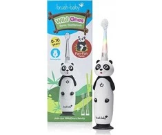 Dantų šepetėlis Brush-baby ŠEPETĖLIS BABY_Wild Ones szczoteczka soniczna vaikams 0-10 Panda
