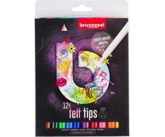BRUYNZEEL SAKURA Bruynzeel Super point veltinio antgalių rinkinys, lengvas | 12 spalvų