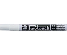 BRUYNZEEL SAKURA Sakura Pen-Touch vidutinis žymeklis 2,0 mm baltas