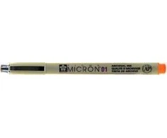 BRUYNZEEL SAKURA Sakura Pigma Micron 01 – 0,25 mm – oranžinė