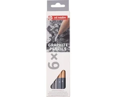 BRUYNZEEL SAKURA Talens Art Creation Grafito pieštukų rinkinys | 6 vnt