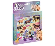 TOTUM lipdukų rinkinys I Love Horses, 073159