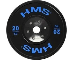 HMS olimpinis guminis svorio diskas BTBR, 10 kg