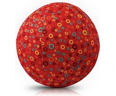 BubaBloon BubaBloon Kamuolys Balonowa Circles Raudona