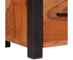 Kabalas 3 vnt. Ruda 110 x 30 x 75 cm Kietos akacijos mediena