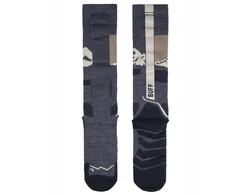 Kojinės Buff MERINO HW OVER THE CALF SOCKS HWO1 NIGHT Mėlynas L