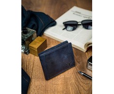 Maža Buffalo Wild RFID vyriška piniginė su užtrauktuku