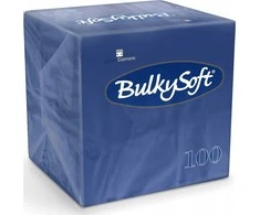 Bulkysoft „BulkySoft“ servetėlės ​​​​24x24 cm 2, tamsiai mėlynos spalvos celiuliozės (100)