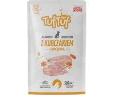 TufTuf Šunų Maistas - TUF TUF Vištienos ir Morkų Drėgnas Maistas 100g Be Glitimo