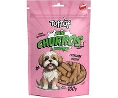 TufTuf Šunų Priedas - TUF TUF Mini Churros Vištienos Be Glitimo 100g