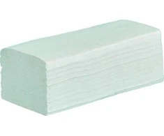 Bunny Soft Pro - ZZ rankšluostis, 4000 lapų, perdirbtas popierius - žalias