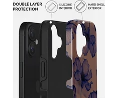 Apple Burga Velvet Night Tough Magsafe dėklas, skirtas iPhone 16 Plus