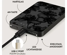 Burga Magnetic 5000 mAh nocturnal gunmetal