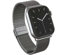 BURGA Metal Mesh Elegance Apple Watch 42/44 mm (sidabrinis)