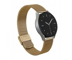 BURGA Metal Mesh Elegance universalus 22 mm laikrodžiams (auksinis)