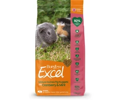 Burgess „Excel“ suaugusių jūrų kiaulyčių ėdalas su spanguole ir mėtomis 1,5kg