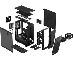 Butas Fractal Design Šveitiklis 2 Compact TG Light Tint Juodas (FD- C- MES2C- 03)
