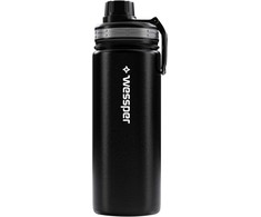 Gertuvė Wessper THERMOSTEEL termosas, juodas, 500 ml