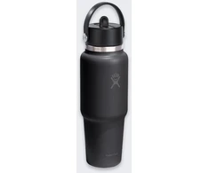 Buteliukas termiczna Hydro Flask 32 Oz Wide Flex Straw Travel Bottle (946 ml) - juodas