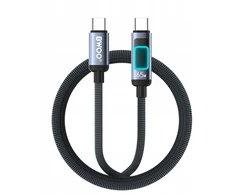 BWOO BWOO pintas kabelis su foniniu apšvietimu PD 60W X324CC USB-C - USB-C