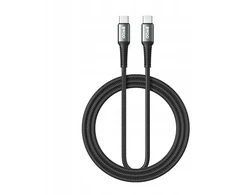 BWOO Pintas laidas USB-C – USB-C 3m 60W juodas