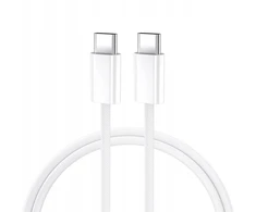 BWOO Kabelis USB-C - USB-C 2m 60W baltas
