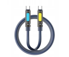Kabelis USB BWOO X325C-C zapachowy kabelis USB-C - USB-C 240W juoda