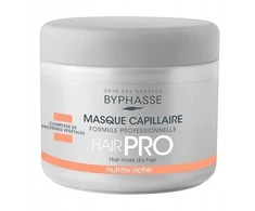 Byphasse Hair Pro plaukų kaukė „Kreminis Nutritiv Riche“, 500 ml