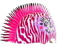 C Preme Vaikiškas šalmas RASKULLZ ZEBRA MOHAWK S dydis VAIKIUI FS 5+ (50-54 cm) (NAUJIENA 2025)