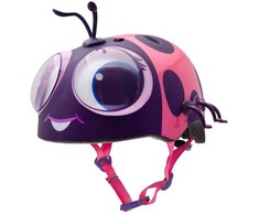C-PREME Kask dziecięcy juniorski RASKULLZ Googly Lady Bug pink Rozmiar XS Toddler (Kod producenta: CPMR-7144606)