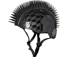 C-PREME Vaikų jaunimo šalmas C-PREME CUBE HEART Juodas HWK dydis M JAUNIMAS 8+ (54-58 cm) (NAUJIENA)