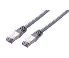 C-TECH kabelis patchcord Cat5e, FTP, pilkas, 5m
