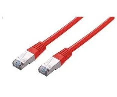 C-TECH kabelio pataisos laidas Cat5e, FTP, raudonas, 1m