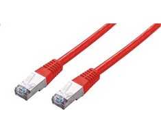C-TECH kabelis patchcord Cat5e, FTP, raudonas, 2m