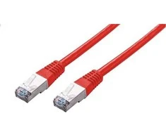 C-TECH kabelis patchcord Cat5e, FTP, raudonas, 2m