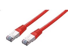 C-TECH kabelio pataisos laidas Cat5e, FTP, raudonas, 0,5 m