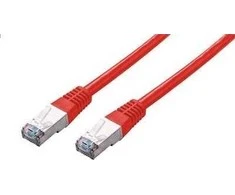 C-TECH kabelio pataisos laidas Cat5e, FTP, raudonas, 0,5 m