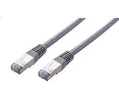 C-TECH kabelis patchcord Cat5e, FTP, pilkas, 3m