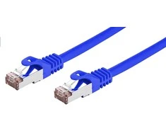 C-TECH kabelis patchcord Cat6, FTP, mėlynas, 1m