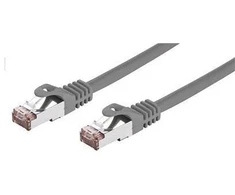 C-TECH kabelis patchcord Cat6, FTP, pilkas, 5m
