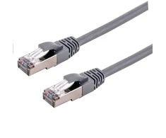 C-TECH kabelio pataisymo laidas Cat6a, S/FTP, pilkas, 2m