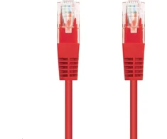 C-TECH kabelio pataisos laidas Cat5e, UTP, raudonas, 3m