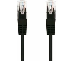 C-TECH kabelis patchcord Cat5e, UTP, juodas, 5m