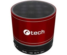 C-TECH garsiakalbis SPK-08R, bluetooth, raudonas