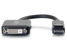 Adapteris AV C2G C2G 8in DisplayPort to DVI-D Adapteris - DP to DVI D Adapteris - Juodas - M/F - Videoadapter - DisplayPort (M) zu DVI-D (W) - Juodas