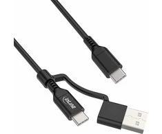 USB C2G USB-C - USB-C kabelis 1 m, juodas
