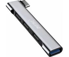 C2G „InLine® Slim“ USB-C šakotuvas, 4 prievadų, USB 3.0 + 3 USB 2.0, plonas dizainas