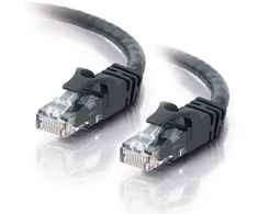 C2G Kabelis / 10 m juodas CAT6 PVC bekontaktis UTP CB